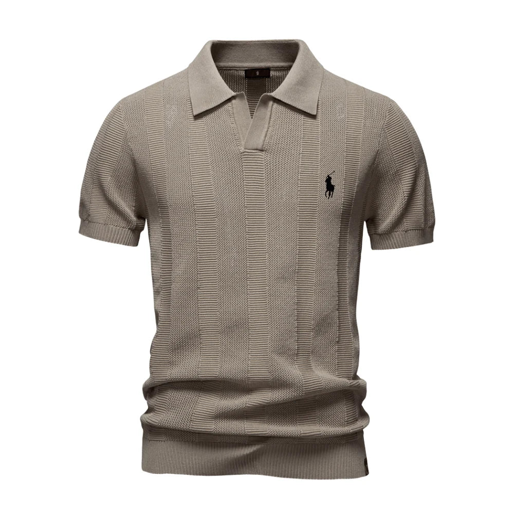 RL-Premium knit polo shirt