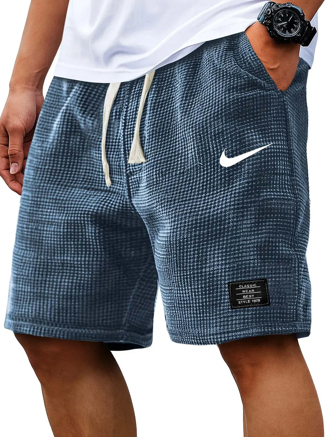 Men's Knit Drawstring Shorts