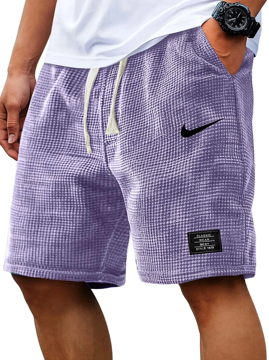 Men's Knit Drawstring Shorts