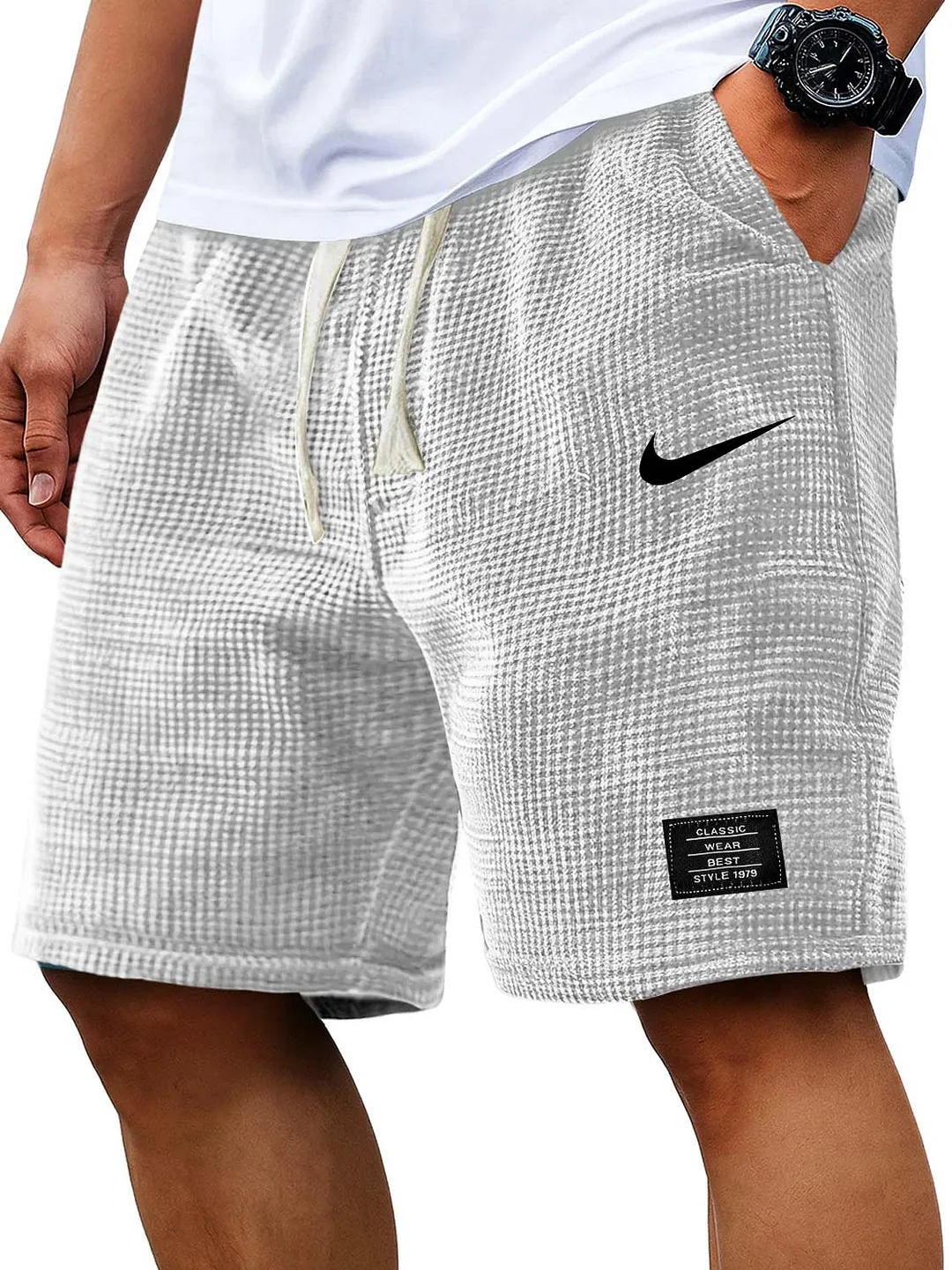 Men's Knit Drawstring Shorts