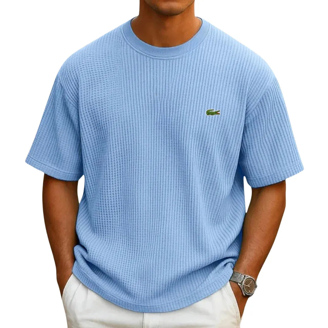 LC-Everyday Waffle-Knit Crewneck Sweater