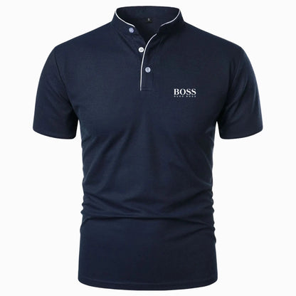 Premium Mandarin Collar Polo