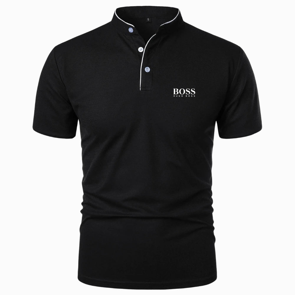 Premium Mandarin Collar Polo