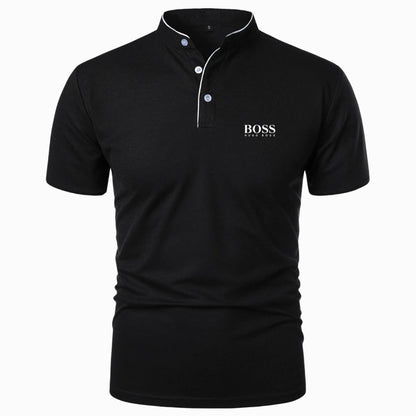 Premium Mandarin Collar Polo