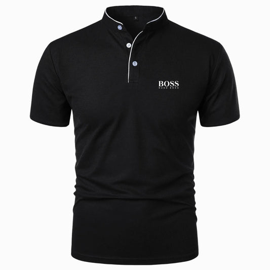 Premium Mandarin Collar Polo