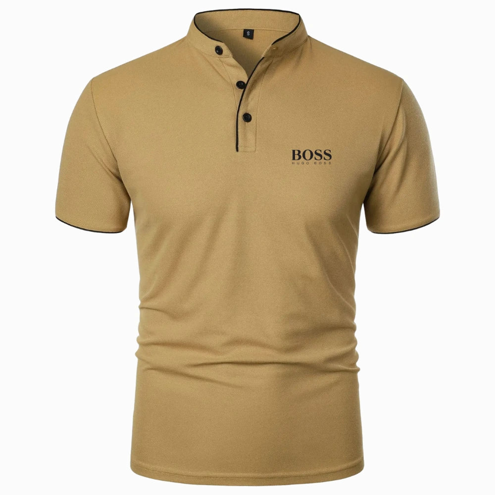 Premium Mandarin Collar Polo