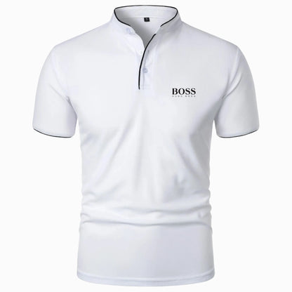 Premium Mandarin Collar Polo