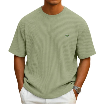 LC-Everyday Waffle-Knit Crewneck Sweater