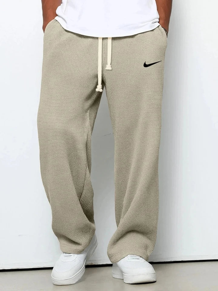 NK-Men's Spring And Autumn Casual Sports Textured Trousers