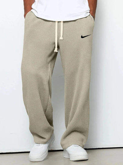 NK-Men's Spring And Autumn Casual Sports Textured Trousers
