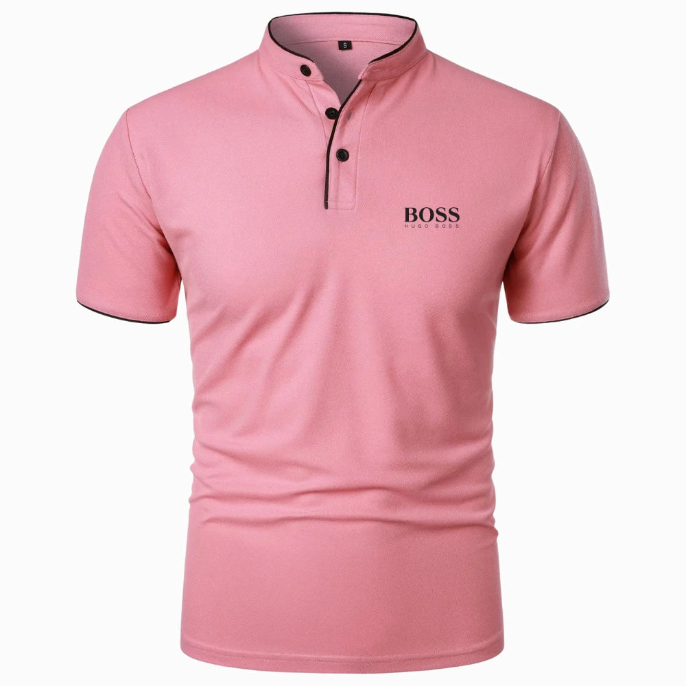 Premium Mandarin Collar Polo