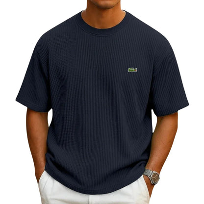 LC-Everyday Waffle-Knit Crewneck Sweater