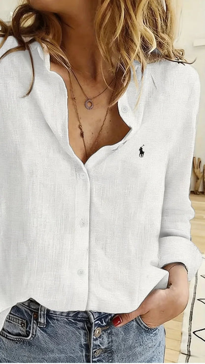 Classic Long-Sleeve Button-Down Shirt