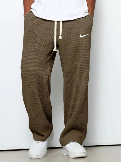 NK-Men's Spring And Autumn Casual Sports Textured Trousers