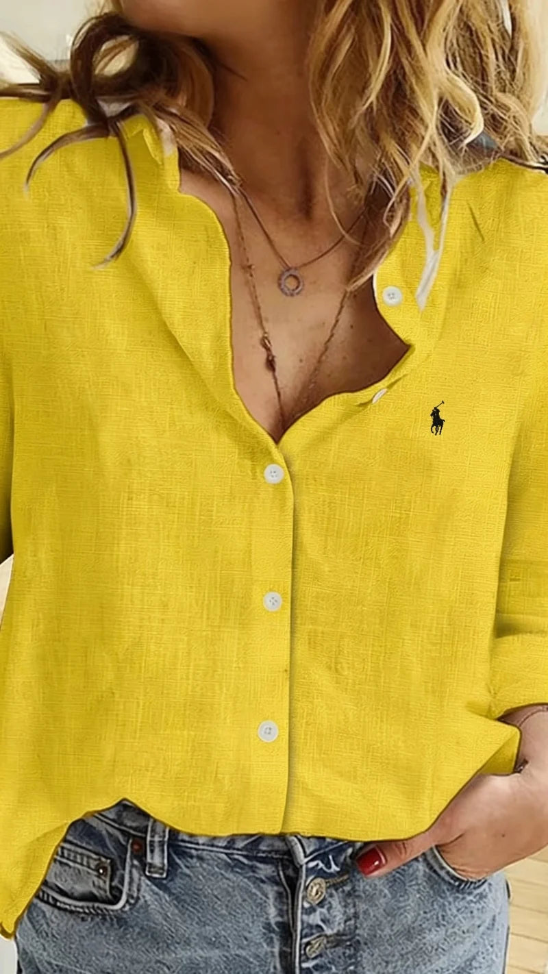 Classic Long-Sleeve Button-Down Shirt