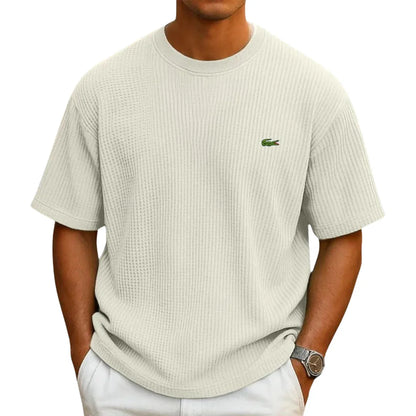 LC-Everyday Waffle-Knit Crewneck Sweater