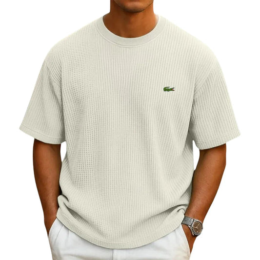 LC-Everyday Waffle-Knit Crewneck Sweater