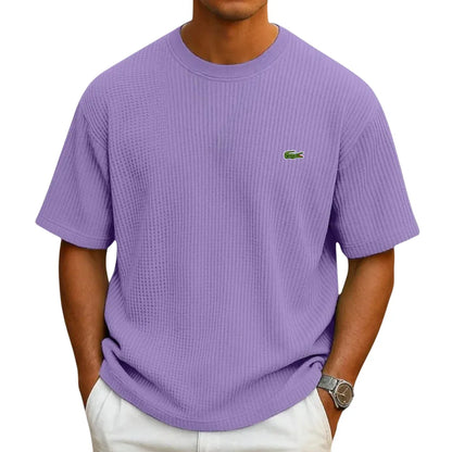 LC-Everyday Waffle-Knit Crewneck Sweater