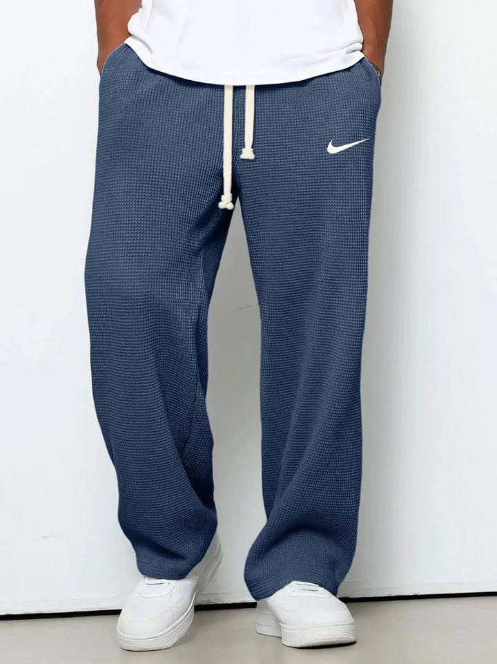 NK-Men's Spring And Autumn Casual Sports Textured Trousers
