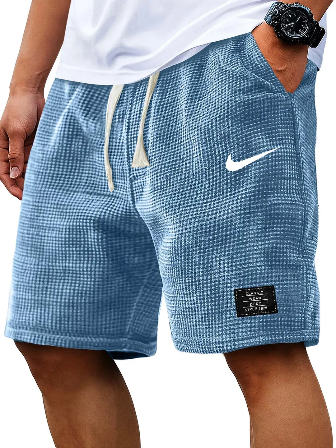 Men's Knit Drawstring Shorts
