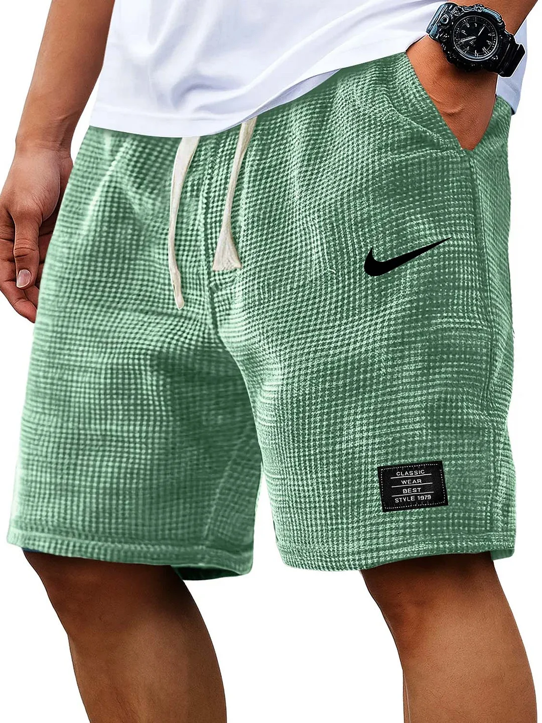 Men's Knit Drawstring Shorts