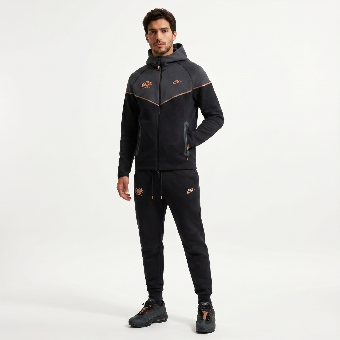 Nike NOCTA Tech Fleece Complete — Black/Orange