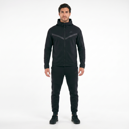 Nike Tech Fleece Suit Complete — Black/White