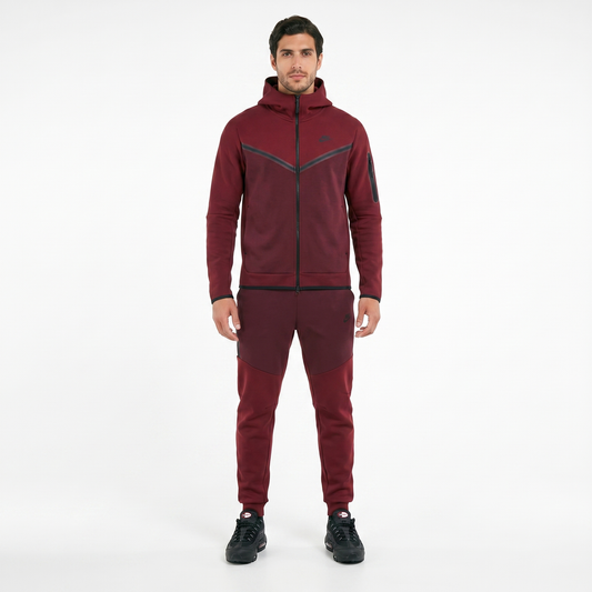 Nike Tech Fleece Complete - Burgundy Wine Red