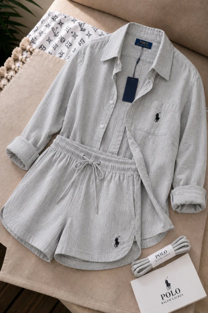 Women's Shirt & Shorts Set