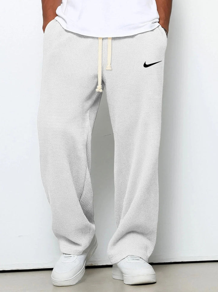NK-Men's Spring And Autumn Casual Sports Textured Trousers