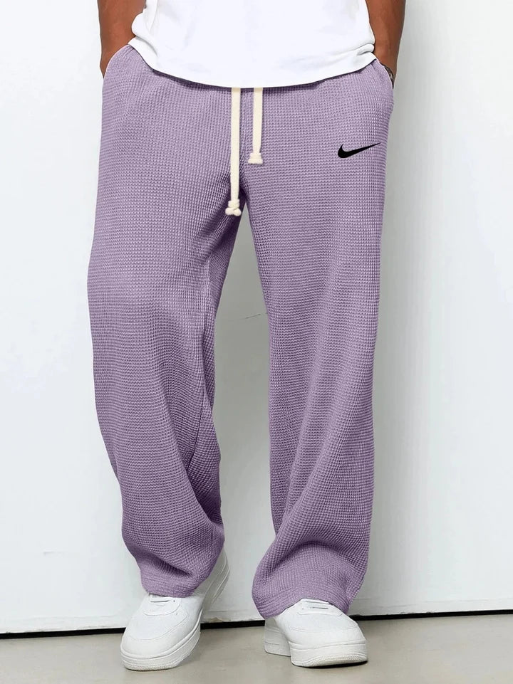 NK-Men's Spring And Autumn Casual Sports Textured Trousers