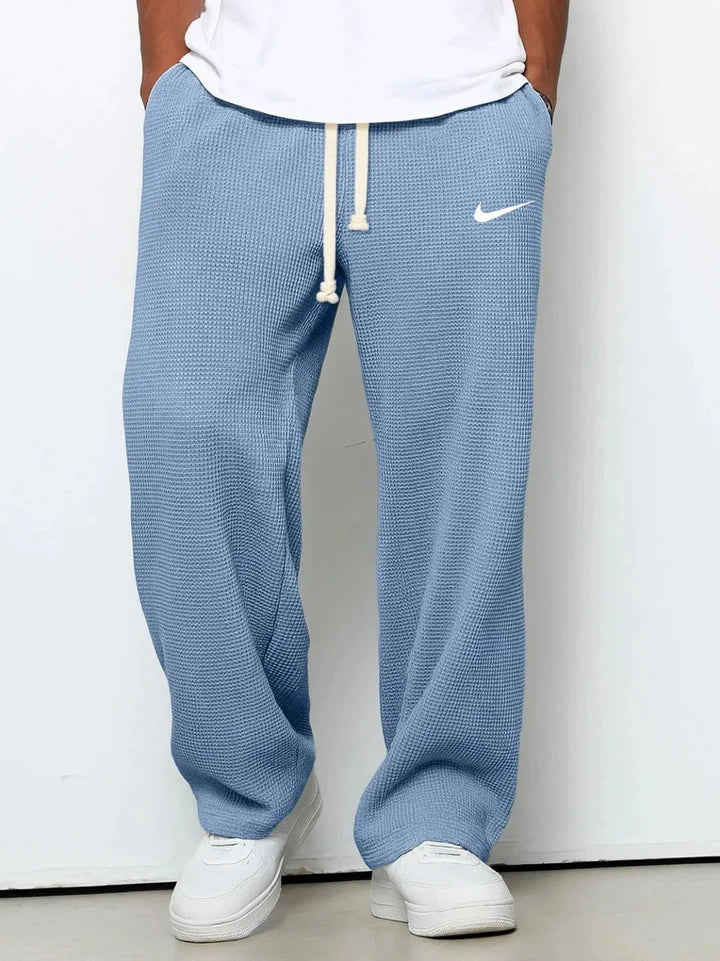 NK-Men's Spring And Autumn Casual Sports Textured Trousers