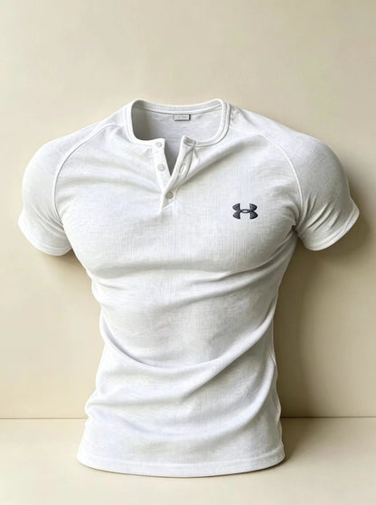 Guys’ Must-Have Henley Muscle Tee