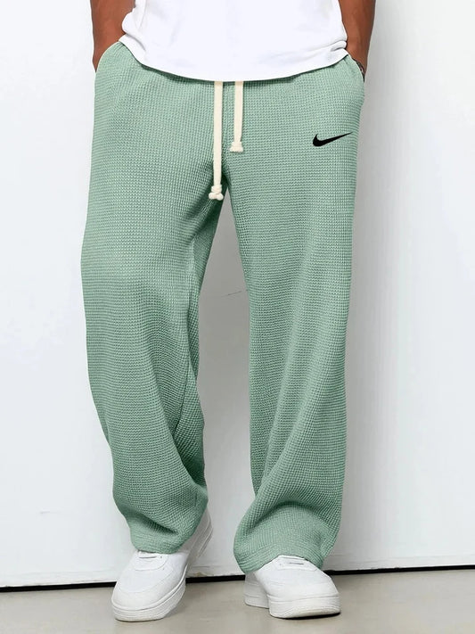NK-Men's Spring And Autumn Casual Sports Textured Trousers
