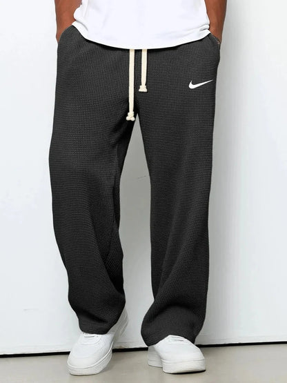 NK-Men's Spring And Autumn Casual Sports Textured Trousers