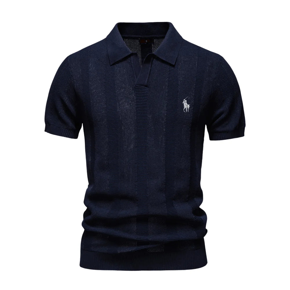 RL-Premium knit polo shirt