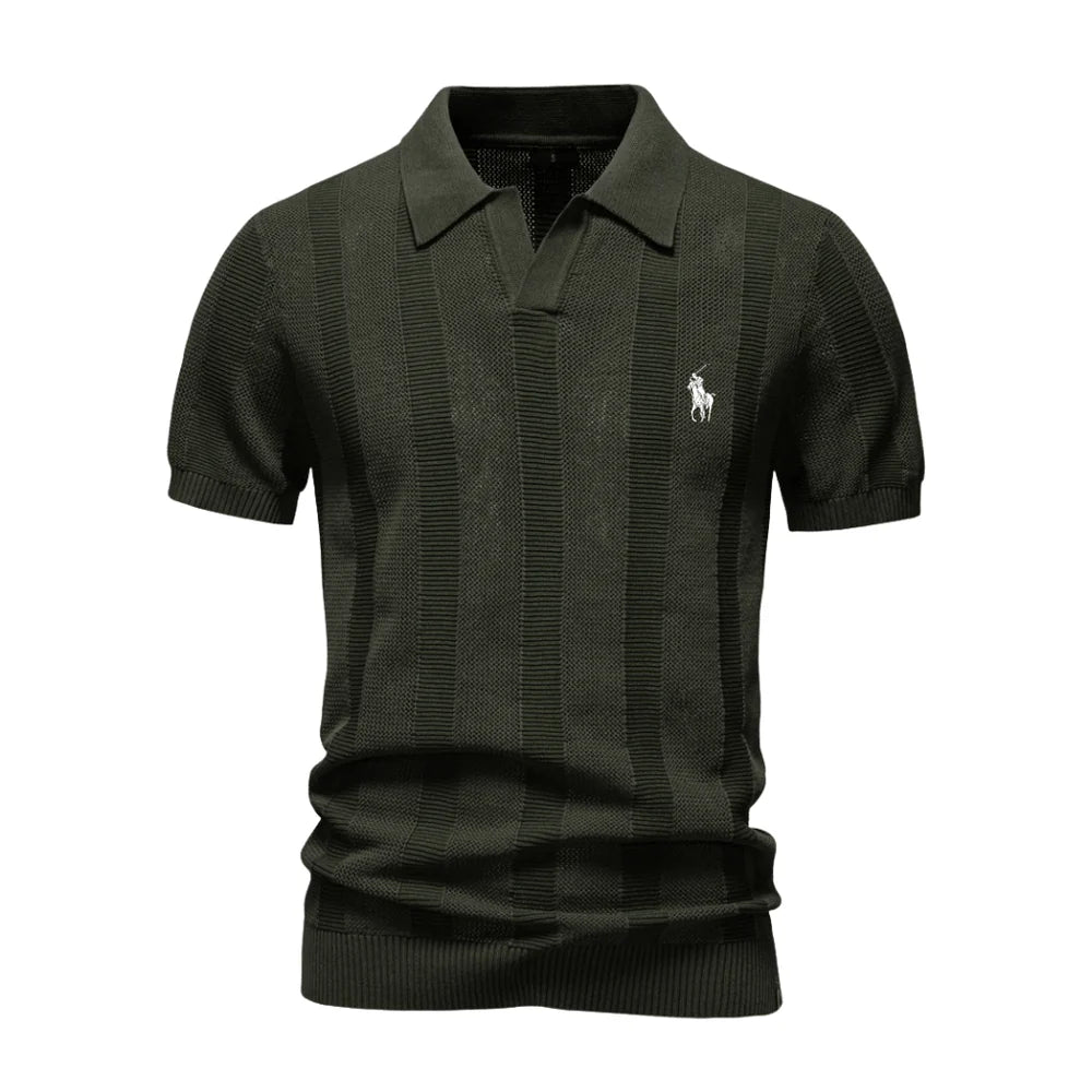 RL-Premium knit polo shirt